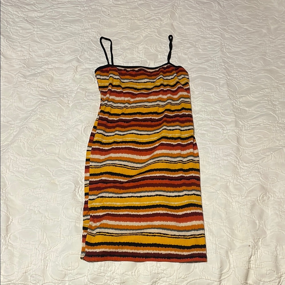 Multicolor Striped Dress